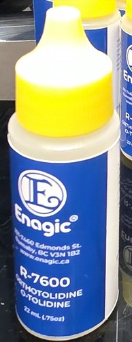 Chlorine liquid tester for